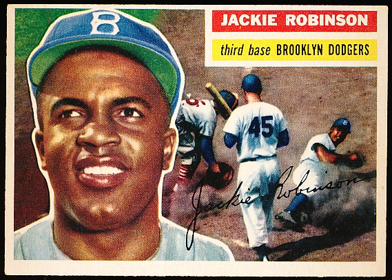 1956 Topps Bb - #30 Jackie Robinson, Dodgers