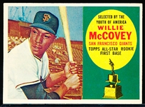 1960 Topps Bb- #316 Willie McCovey RC