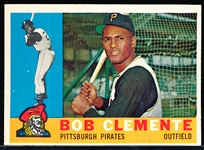 1960 Topps Bb- #326 Bob Clemente, Pirates