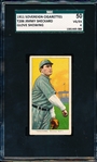 1909-11 T206 Baseball- Jimmy Sheckard, Chicago Natl- SGC 50 (Vg-Ex 4)- Glove Showing Version