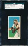 1909-11 T206 Baseball – Fred Snodgrass, N.Y. Natl- “Catching Pose”- SGC 55 (Vg-Ex + 4.5)