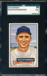 1951 Bowman Bb- #48 Ken Raffensberger, Reds- SGC 96 (Mint 9)