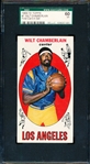 1969-70 Topps Basketball- #1 Wilt Chamberlain, Los Angeles- SGC 60 (Ex)
