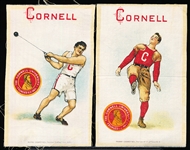 1910 S22 Murad College Tobacco Silks- Cornell- 2 Diff.
