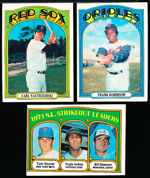 1972 Topps Bb- 6 Cards