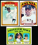 1972 Topps Bb- 3 Cards