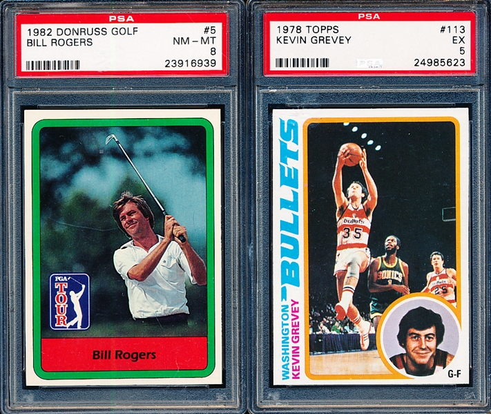 Two Diff. PSA Graded Cards