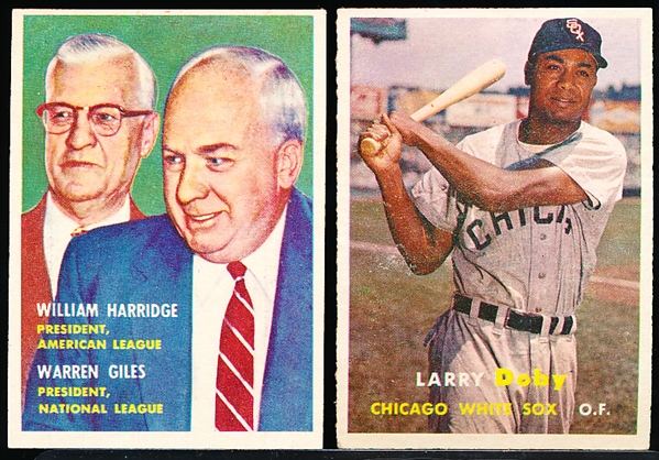 1957 Topps Baseball- 4 Cards