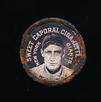1910-12 PX7 Sweet Caporal Domino Disc- Wiltse, NY Giants