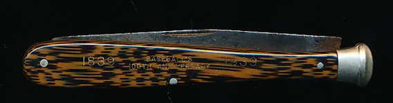1939 Baseball’s 100th Anniversary “Baseball Bat”  Pocket Knife