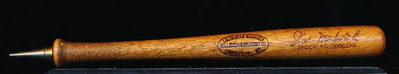 1940’s Louisville Slugger Pen/ Pencil Mini Bat- Joe Medwick, Brooklyn Dodgers
