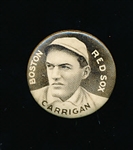 1910-12 P2 Sweet Caporal Baseball Pin- Carrigan, Boston Red Sox- Small Letters Version