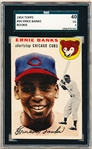 1954 Topps Baseball- #94 Ernie Banks, Cubs- SGC 40 (Vg 3)