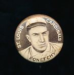 1910-12 P2 Sweet Caporal Baseball Pin- Konetchy, St. Louis Cardinals