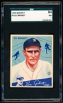 1934 Goudey Baseball- #5 Ed Brandt, Boston Braves- SGC 84 (Nm 7)