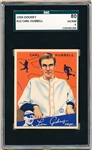 1934 Goudey Baseball- #12 Carl Hubbell, Giants- SGC 80 (Ex/Nm 6)