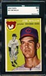 1954 Topps Bb- #67 Jim Willis, Cubs- SGC 60 (Ex 5)