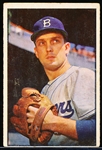 1953 Bowman Bb Color - #12 Carl Erskine, Dodgers