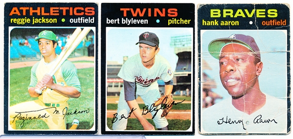 1971 Topps Bb- 3 Diff.