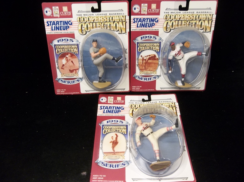 1995 Kenner Starting Line-Up Baseball- Cooperstown Collection- 3 Diff.