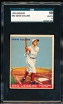 1933 Goudey Baseball- #42 Eddie Collins, Boston Red Sox- SGC 50 (Vg-Ex 4)