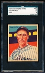 1934-36 Diamond Stars- #32 Sam Rice, Cleveland Indians- SGC 60 (Ex 5)