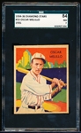 1934-36 Diamond Stars- #53 Oscar Melillo- SGC 84 (NM 7)