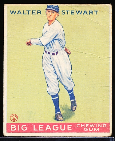 1933 Goudey Bb- #146 Walter Stewart, Washington