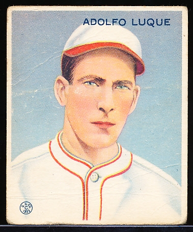 1933 Goudey Bb- #209 Adolfo Luque, Giants