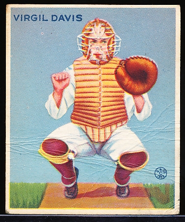 1933 Goudey Bb- #210 Virgil Davis, Phillies