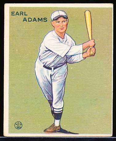 1933 Goudey Bb- #213 Earl Adams, Reds