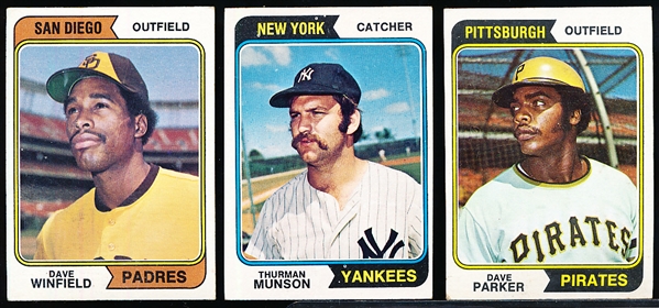 1974 Topps Bb- 3 Diff.