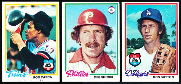1978 Topps Bb- 10 Cards