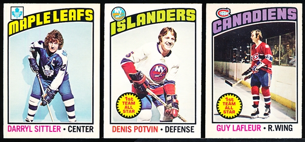 1976-77 OPC Hockey- 10 Diff.