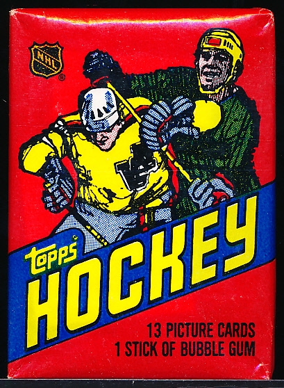 1981-82 Topps Hockey- 5 Unopened Wax Packs