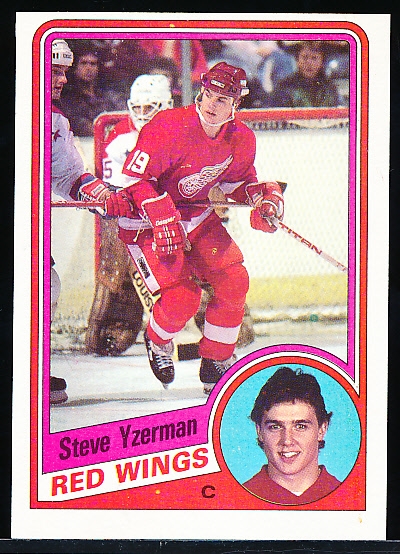 1984-85 Topps Hockey- #49 Steve Yzerman RC