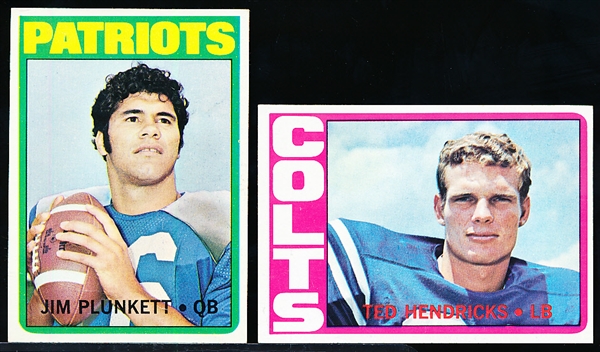 1972 Topps Fb- 5 Rookie Cards