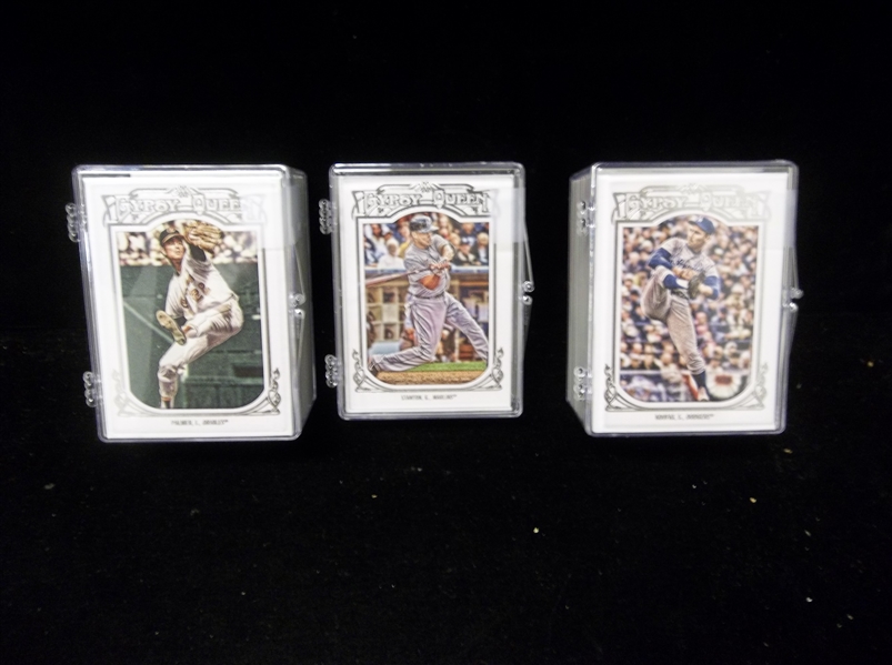 2013 Topps “Gypsy Queen” Baseball- Framed “White” Paper Parallels- 90 Assorted