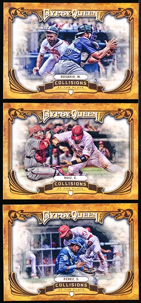 2013 Topps “Gypsy Queen” Bb- “Collisions at the Plate”- One Complete Set of 10- Plus 19 Extras