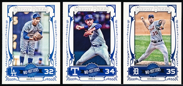 2013 Topps “Gypsy Queen” Bb- “No Hitters”- 2 Complete Sets of 15
