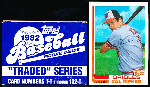1982 Topps Traded Baseball Factory Set of 132