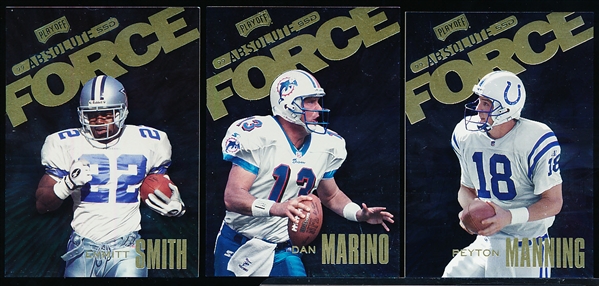 1999 Absolute SSD Football- “Force” Inserts- 22 Diff.