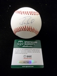 Barry Bonds Autographed Official NL William White Bsbl.- SGC Certified