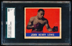 1948 Leaf Boxing #33 John Henry Lewis- SGC Graded Excellent 60 (5)