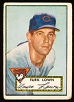 1952 Topps Bb- Hi#- #330 Lown, Cubs
