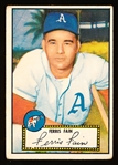 1952 Topps Bb- #21 Fain, A’s- Red Back.