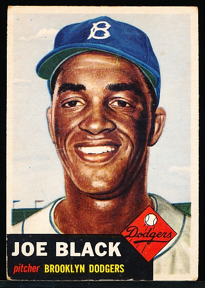1953 Topps Bb- #81 Joe Black, Dodgers