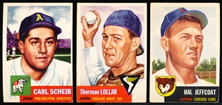 1953 Topps Bb- 5 Diff.