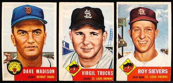 1953 Topps Bb- 5 Diff
