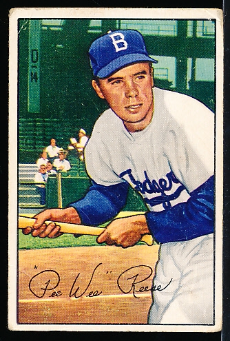 1952 Bowman Bb- #8 Pee Wee Reese, Dodgers